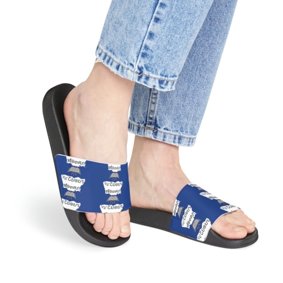 Virtuous Woman, Women's PU Slide Sandals - Picture 2 of 5